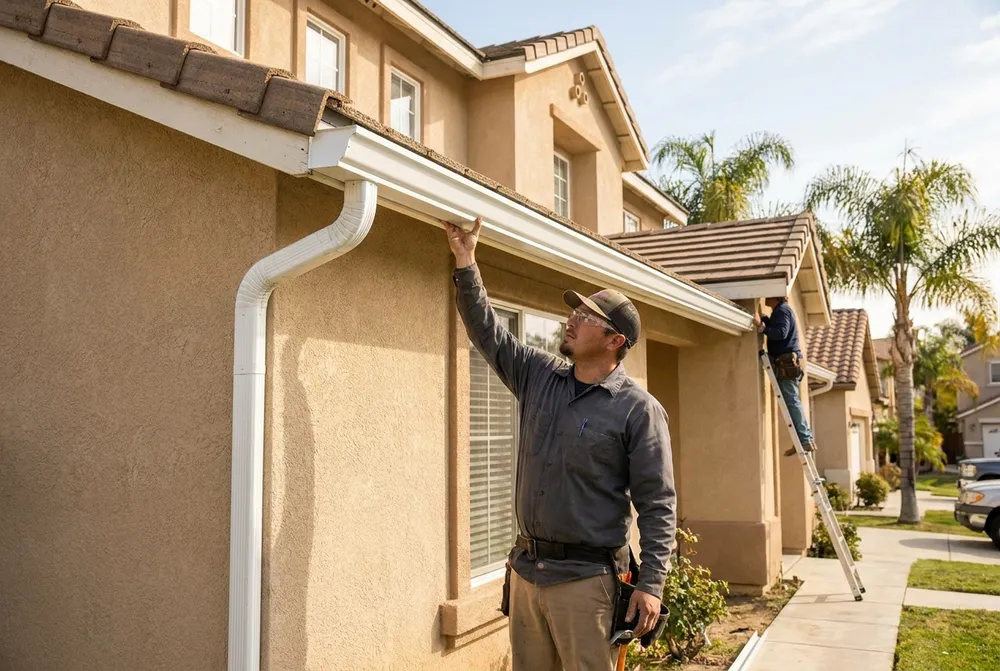Seamless Gutters & Downspouts by Tradition Roofing Company in San Leandro, CA